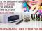 LAMPA UV ZESTAW MANICURE HYBRYDOWY 5 x lakier !