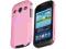 Pink Rubber case Samsung Galaxy Xcover 2 S7710 +fo