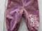 Różowe spodnie dla dziewczynki 56 1-2mc NAME IT