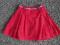 222f Red spódnica w sportowym stylu plisowana 164