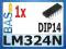 Wzmacniacz operacyjny LM324 DIP14