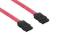 4WORLD Kabel serial ATA 15cm czerwony