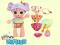 Lalka LALALOOPSY Babies FISTASZKA + pieluszki