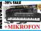 ORGANY KEYBOARD MQ-5405 LCD 65cm + MIKROFON NOWE