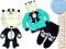 E&amp;H Komplet PANDA Turkus NEW 2015 ^98^ CD959