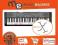 CASIO LK-120 KEYBOARD DO NAUKI + ZASILACZ STATYW