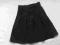 CZARNA  SPÓDNICA Z ZAKŁADKAMI-134cm