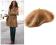 H&amp;M SLICZNY BERET CAMEL/BEZ ONE SIZE