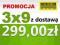 Drabiny drabina 3x9 stopni stopniowa MEGA PROMOCJA