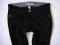 DENIM co SZTRUKSOWE SKINNY FIT SPODNIE BLACK r. 38