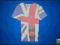 9654-35 .INDIGO. T-SHIRT PRINT GREAT BRITAIN r.122