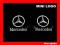 MINI LOGO MERCEDES MERC 2szt led diodami Lkwszpaku