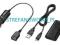 Sony Ladowarka samochodowa/USB /kabel NP-BX1