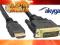 KABEL HDMI-DVI 1.8M AKYGA HDTV GOLD POZŁACANY DVBT