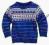 sweter next r 110 norweskie wzory