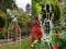 102 Wysoka dekoracja Rzeźba Metalowa elf ogród