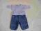 NEXT komplet bluzka i spodenki   r. 56 cm