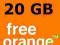 INTERNET NA KARTĘ ORANGE FREE 20GB 12M. FV 23%