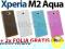 Etui na telefon do Sony Xperia M2 Aqua +2x FOLIA