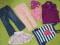 zestaw ubrań 104 110 spodnie jeansowe legginsy