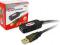 Unitek Y-262 - aktywny przedłużacz kabel USB 20m