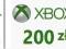 Karta przedpłacona CSV 200zł Xbox Live 24h / 3 min
