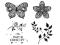 Stemple akrylowe STAMPERIA motyl gałązki róże W-wa