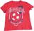 F&amp;F świetny t- shirt czerwony FOOTBALL 116