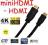 Kabel HDMI- miniHDMI mini 1,8m GOLD pozlacany v1.4
