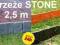 POLSKI Płotek Obrzeże STONE kostka  3 kolory 2,5m