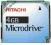 Karta HITACHI MICRODRIVE CompactFlash CF 4GB
