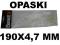 OPASKI ZACISKOWE KABLOWE TRYTYTKI 190X4,7 MM K-CE