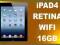 IDEALNY IPAD4 RETINA 16GB WIFI MD510FD/A OS. 7.0.3