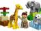 . Klocki LEGO DUPLO 4962 ZWIERZĘTA ZOO SŁOŃ TYGRYS