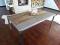Industrialny stolik ze starego drewna i stali loft