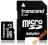 Transcend MicroSDHC 8GB Class 10 + adapter NOWA