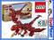 LEGO CREATOR Klocki CZERWONE KREATURY 3w1 31032