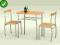 Zestaw stołowy LANCE buk stół + krzesła (1+2)