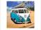 VW Californian Camper Beach - reprodukcja 40x40 cm
