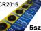 Bateria litowa DL2016 ECR2016 CR2016 3V 5szt