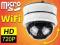 Kopułkowa Obrotowa Kamera IP WiFi 1MPix SD do 32GB