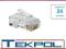 Wtyk telefoniczny 8p8c RJ45 HQ X100 SZT (9130/8/8)