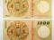 1000zł 1965 kopernik banknoty zestaw 2 sztuk BCM