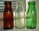 3 butelki PRL - śmietana 0,25 l - 3 kolory
