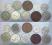 LOT - Emiraty Arabskie - 10 monet - zestaw B
