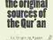 THE ORIGINAL SOURCES OF THE QUR'AN Tisdall