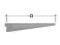 Wspornik podwójny pod półki systemowe,270mm szt.1