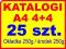 DRUK KATALOGÓW KATALOGI 4+4 25 sztuk