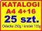 DRUK KATALOGÓW KATALOGI 4+16 25 sztuk