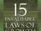 THE 15 INVALUABLE LAWS OF GROWTH John Maxwell
